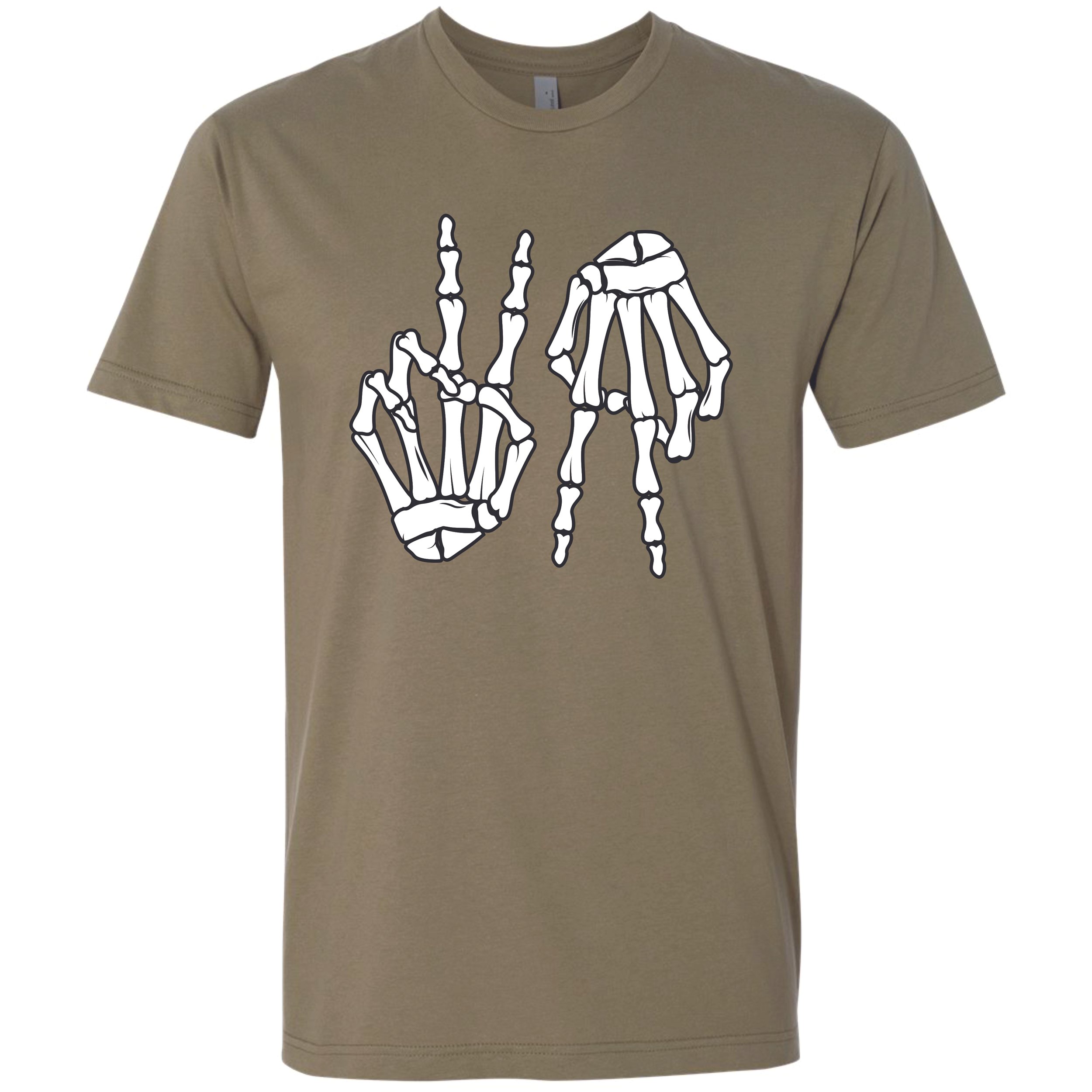 Limited) Virginia 2 Up 2 Down Skeleton Hands T-Shirt